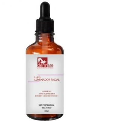 Fluído Iluminador Facial Microagulhamento 30ml Dermare