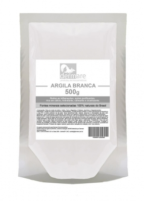 Argila Branca Hidratante e Calmante 500g