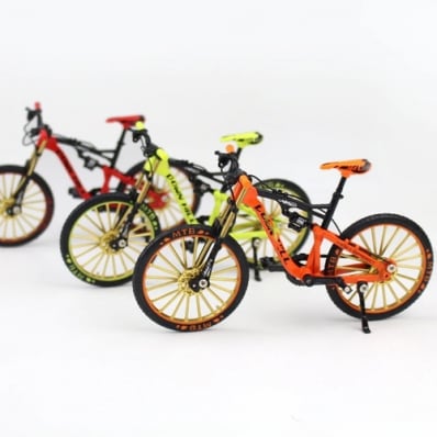 Miniatura Downhill Bicicleta Em Alumínio 1:10 Ciclismo