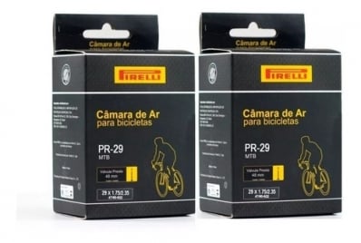 2 X Câmaras De Ar Pirelli Mtb 29er - Valvula Presta 48mm 