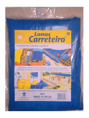Lona Carreteiro Itap Azul 4x3m 7113820