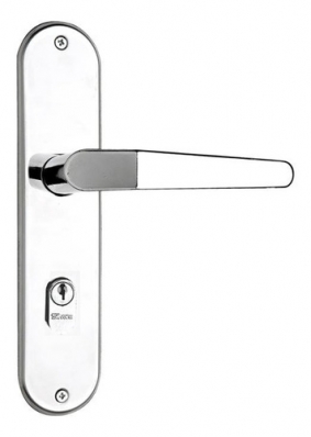 Fechadura Externa Alavanca Cromada 96414 Silvana