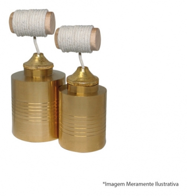 Prumo Metal Parede 4 Blister
