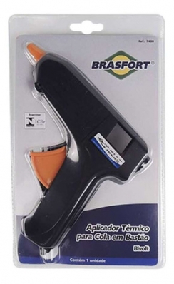 Pistola Cola Brasfort 24w Bivolt 7408 Blister