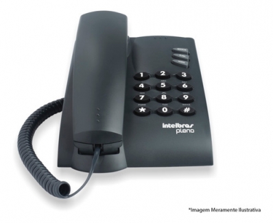 Telefone Intelbras Pleno Preto