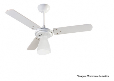 Ventilad Teto Wind Light 3 Pas Branco 220v Copo
