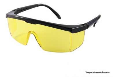 Oculos Protecao Jaguar Amarelo