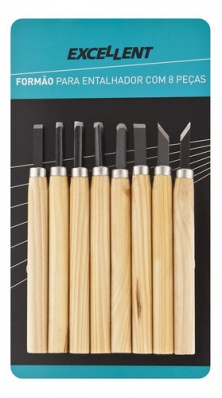 Formao Entalhar Eda Jg 08pcs Blister 6xq