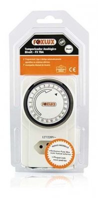 Timer Analogico Bivolt Foxlux 16.01 Blister