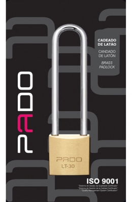 Cadeado Haste Longa Pado 30/75mm Blister