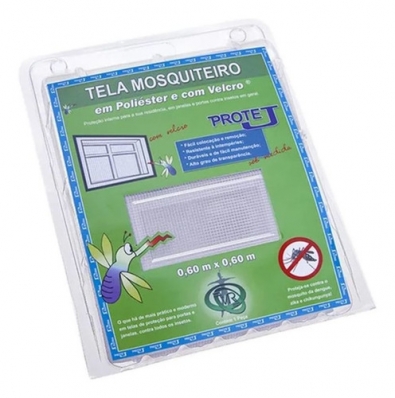 Tela P/janela C/velcro Br 0,60x0,60