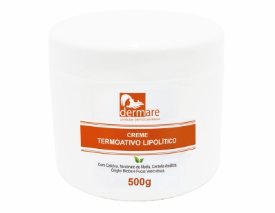 Creme Termoativo 500g Dermare Redução De Medidas