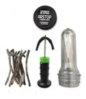 Kit Reparo Pneu Tubeless - Arstop Ferramenta De Guidao