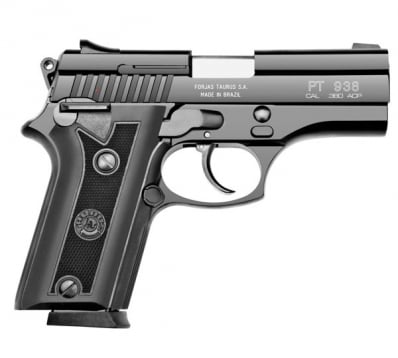 Pistola Taurus Pt 938 - Cal. 380 Auto 15+1 Tiros Oxidada Fosco