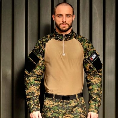 Combat Shirt Camuflada Marpat Gg - Bravo 