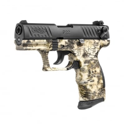 Pistola Fogo Walther P22q Camuflada .22lr - Ferrolho Oxidado 