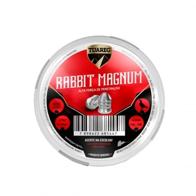 Chumbinho Tuareg Premium Rabbit Magnum 6,0mm 100 Unidades