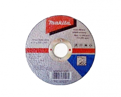 Disco Corte Metal Makita 9X3/32X7/8" D-19956-10 c/10pcs