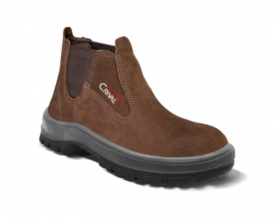 Botina Nobuk 42 Elastico Cor Cafe Cp45