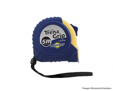 Trena Emb 05Mx25Mm Grip C/Trava Brasfort 7761 Blister
