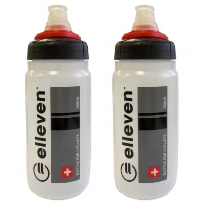 2x Garrafa Caramanhola Elleven 560ML Bico c/trava Bike Ciclismo Mtb Speed Esporte 