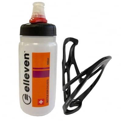 Garrafa com Suporte Caramanhola Elleven 560ML Ciclismo Mtb Speed 