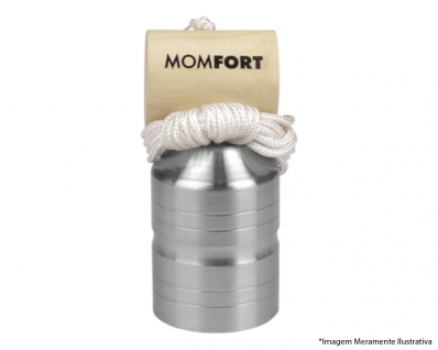 Prumo Metal Parede Momfort 500G