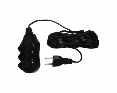 Extensao Fc New Pop Par 03M 2X0,75 Preto Blister