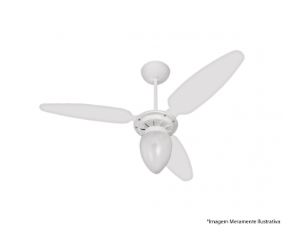 Ventilador Teto Wind 3 Pas Branco 127V Globo