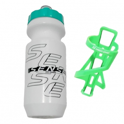 Garrafa Caramanhola Com Suporte Sense 560ml Ciclismo Bike