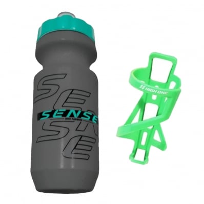 Garrafa Caramanhola Com Suporte Sense 560ml Ciclismo Bike