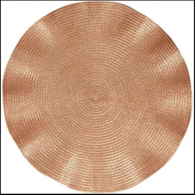 Americano Para Mesa Tessi Requinte Ondulado (0,38cm de Diametro) Palha