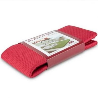 Escorredor de Louça Buettner Microfibra Cooking Liso 46cm x 61cm Vermelho