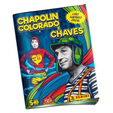 Livro Ilustrado Oficial Chapolin Colorado e Chaves - Capa cartão