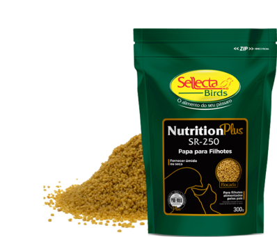 SELLECTA NUTRITION PLUS SR-250 - PAPA FILHOTES FLOCADA - 300 g