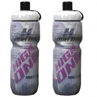 2x Garrafas Squeeze Caramanhola Térmica High One Pink 590ml