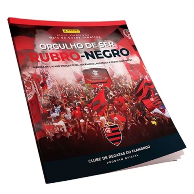 Álbum ilustrado oficial do Clube de Regatas do Flamengo - Capa cartão