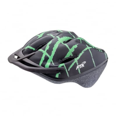 Capacete Ciclismo Ptk Mtb Bike apoio De Nuca Pódium Preto/Verde