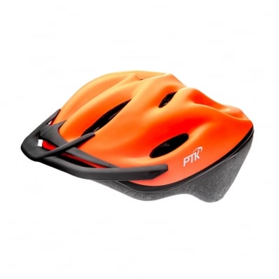 Capacete Ciclismo Ptk Mtb Bike apoio De Nuca Pódium Laranja