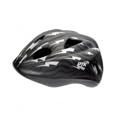 Capacete Ciclismo Infantil Kids Com Regulador Raio Prata