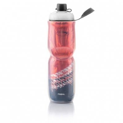 Garrafa Caramanhola Térmica Ciclismo 700ml Bike PTK Vermelho