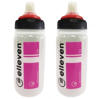 2x Garrafa Caramanhola Elleven 560ML Bico c/trava Bike Ciclismo Mtb Rosa