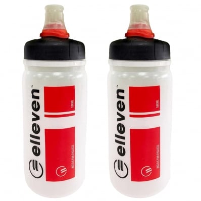 2x Garrafa Caramanhola Elleven 560ML Bico c/trava Bike Ciclismo Mtb Vermelho