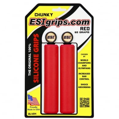 Manopla Esi Grips Bike Chunky 32mm 60g Vermelho