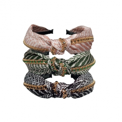 Tiara Turbante Cristais