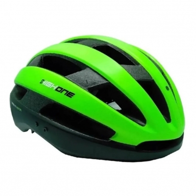 Capacete Ciclismo High One Wind Aero Bicicleta Mtb Speed Pro Verde Limão