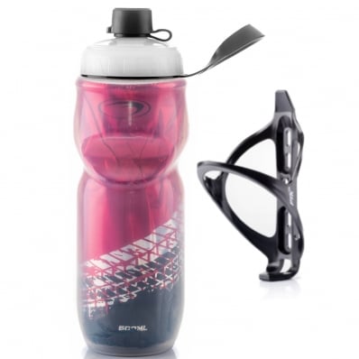 Garrafa Caramanhola Térmica com Suporte 600ml PTK Pink