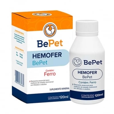 Suplemento à base de Ferro BePet - Hemofer