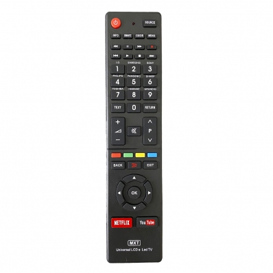 Controle TV Universal Smart Tecla Netflix Youtube - C01369 - MXT