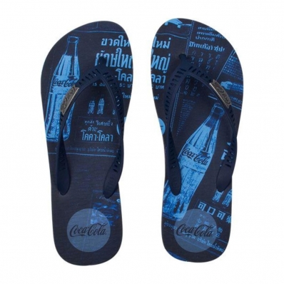 CHINELO DEDO COCA COLA NEWSPAPER - MASCULINO